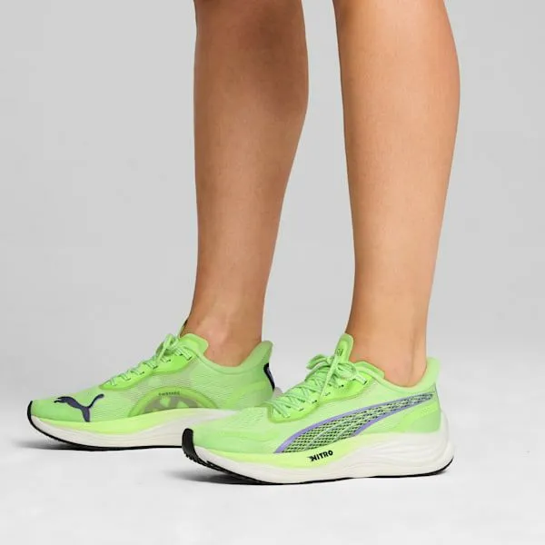 Puma Running Velocity NITRO 3 039s Road Running Shoes Fizzy Applelavender Alert 8211 Women Puma Running Velocity NITRO 3 039s Road Running Shoes Fizzy Applelavender Alert 8211 Women