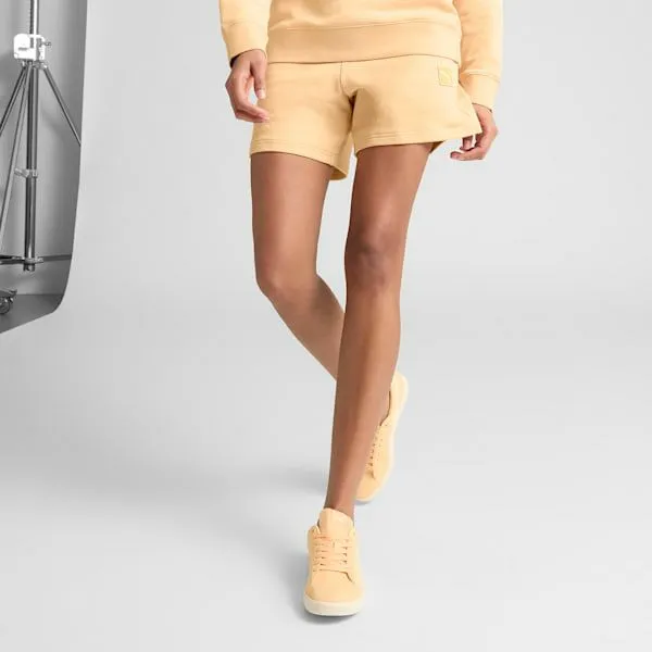 Puma Shorts Essentials Elevated 039s 5034 MidRise Shorts Almost Apricot 8211 Women Puma Shorts Essentials Elevated 039s 5034 MidRise Shorts Almost Apricot 8211 Women