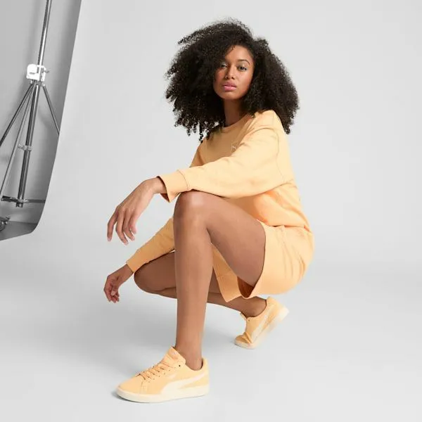 Puma Shorts Essentials Elevated 039s 5034 MidRise Shorts Almost Apricot 8211 Women Puma Shorts Essentials Elevated 039s 5034 MidRise Shorts Almost Apricot 8211 Women