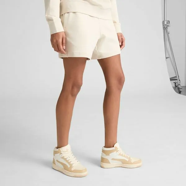 Puma Shorts Essentials Elevated 039s 5034 MidRise Shorts Alpine Snow 8211 Women Puma Shorts Essentials Elevated 039s 5034 MidRise Shorts Alpine Snow 8211 Women