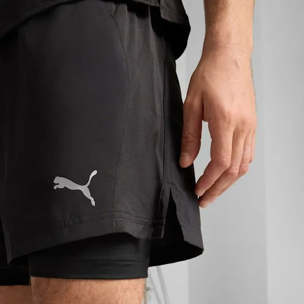 Puma Shorts Last Lap 039s 2in1 Running Shorts Puma Black 8211 Men