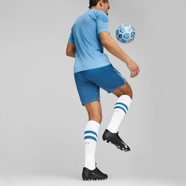 Puma Shorts Manchester City 039s Soccer Shorts Lake Blueteam Light Blue 8211 Men Puma Shorts Manchester City 039s Soccer Shorts Lake Blueteam Light Blue 8211 Men