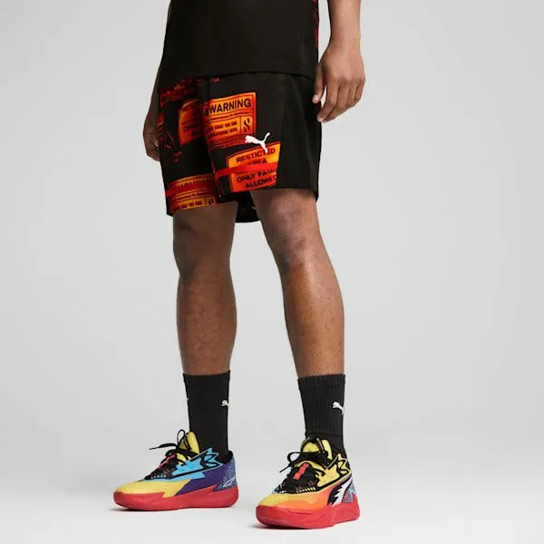 Puma Shorts Scoot Caution All Jaws 039s Basketball Shorts Puma Blackaop 8211 Men Puma Shorts Scoot Caution All Jaws 039s Basketball Shorts Puma Blackaop 8211 Men