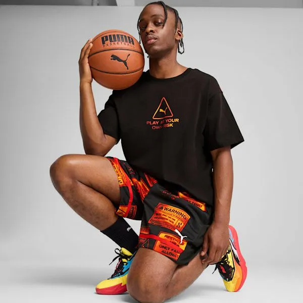 Puma Shorts Scoot Caution All Jaws 039s Basketball Shorts Puma Blackaop 8211 Men Puma Shorts Scoot Caution All Jaws 039s Basketball Shorts Puma Blackaop 8211 Men