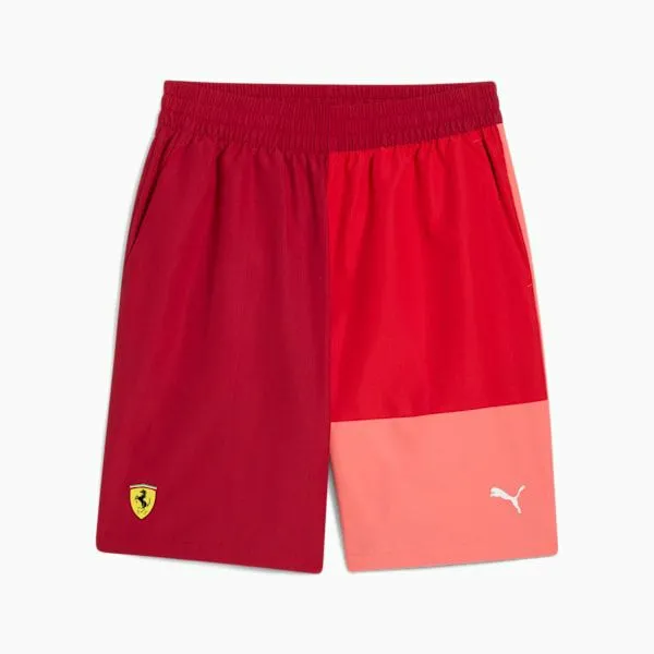 Puma Shorts Scuderia Ferrari Race 039s LIfestyle Shorts Rosso Corsa 8211 Men Puma Shorts Scuderia Ferrari Race 039s LIfestyle Shorts Rosso Corsa 8211 Men