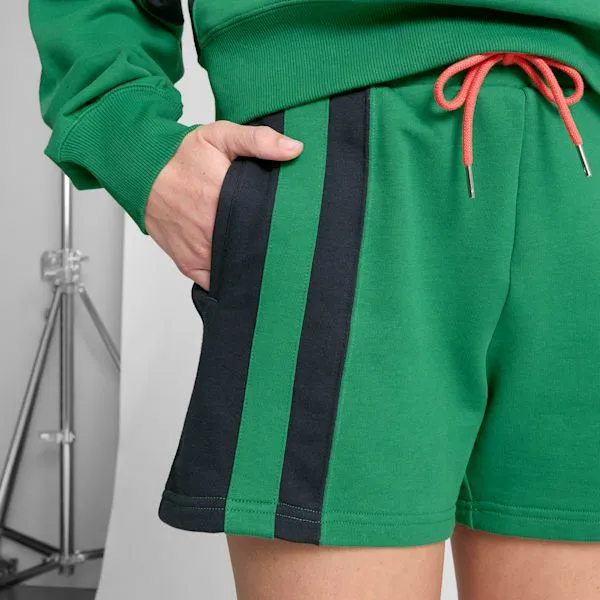Puma Shorts Wardrobe Essentials Bright Lights NYC Flagship 039s Shorts Archive Green 8211 Women Puma Shorts Wardrobe Essentials Bright Lights NYC Flagship 039s Shorts Archive Green 8211 Women