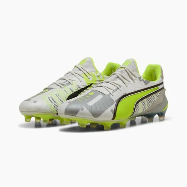 Puma Soccer Cleats KING ULTIMATE FOREVER Firm GroundArtificial Ground 039s Soccer Cleats Feather Grayelectric Limepuma Whiteflat Light Gray 8211 Men Puma Soccer Cleats KING ULTIMATE FOREVER Firm GroundArtificial Ground 039s Soccer Cleats Feather Grayelectric Limepuma Whiteflat Light Gray 8211 Men