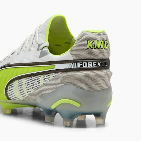 Puma Soccer Cleats KING ULTIMATE FOREVER Firm GroundArtificial Ground 039s Soccer Cleats Feather Grayelectric Limepuma Whiteflat Light Gray 8211 Men Puma Soccer Cleats KING ULTIMATE FOREVER Firm GroundArtificial Ground 039s Soccer Cleats Feather Grayelectric Limepuma Whiteflat Light Gray 8211 Men