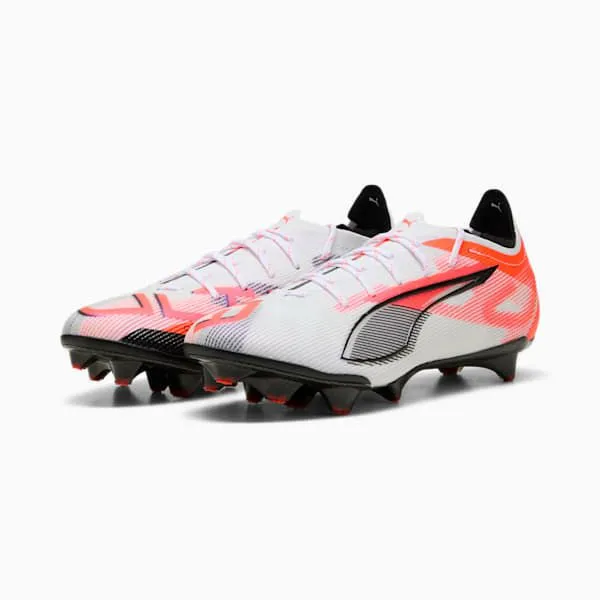 Puma Soccer Cleats ULTRA 5 CARBON Firm Ground 039s Soccer Cleats Puma Whitepuma Blackglowing Red 8211 Women