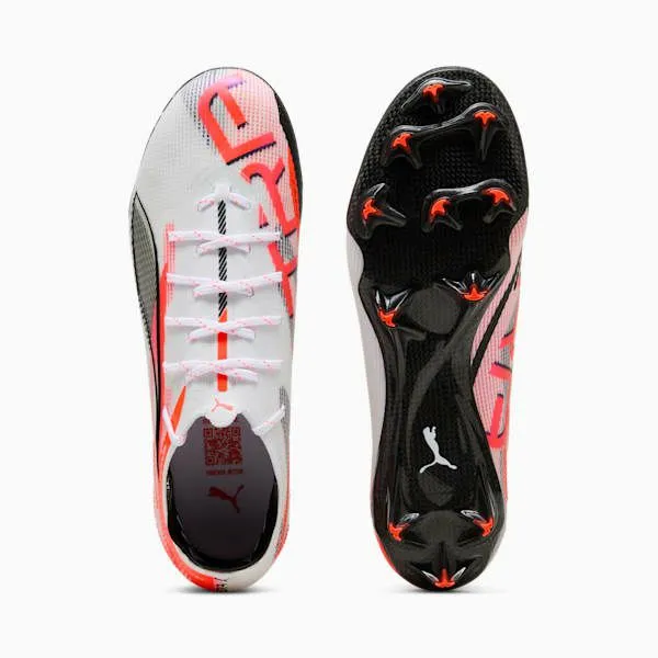 Puma Soccer Cleats ULTRA 5 CARBON Firm Ground 039s Soccer Cleats Puma Whitepuma Blackglowing Red 8211 Women