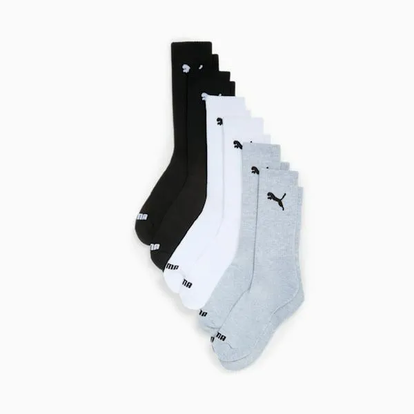 Puma Socks and Underwear PUMA 039s HalfTerry Crew Socks 3 Pairs Grey Black 8211 Men Puma Socks and Underwear PUMA 039s HalfTerry Crew Socks 3 Pairs Grey Black 8211 Men
