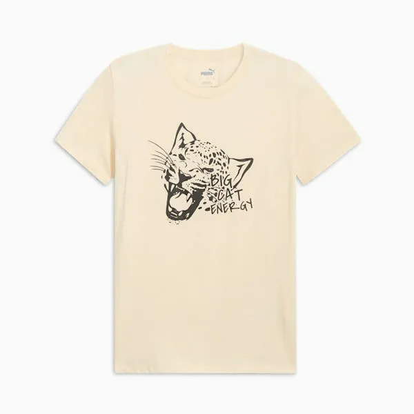 Puma TShirts and Tops Big Cat Energy 039s Tee Alpine Snow 8211 Women