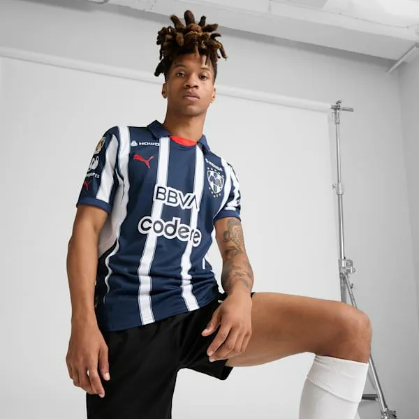 Puma TShirts and Tops CF Monterrey 2425 Home Authentic 039s Soccer Jersey New Navy 8211 Men Puma TShirts and Tops CF Monterrey 2425 Home Authentic 039s Soccer Jersey New Navy 8211 Men
