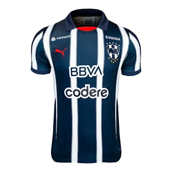 Puma TShirts and Tops CF Monterrey 2425 Home Authentic 039s Soccer Jersey New Navy 8211 Men Puma TShirts and Tops CF Monterrey 2425 Home Authentic 039s Soccer Jersey New Navy 8211 Men