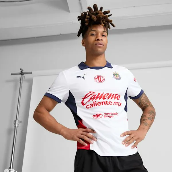 Puma TShirts and Tops Chivas 2425 Away Replica 039s Soccer Jersey Puma White 8211 Men