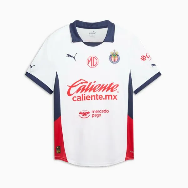 Puma TShirts and Tops Chivas 2425 Away Replica 039s Soccer Jersey Puma White 8211 Men Puma TShirts and Tops Chivas 2425 Away Replica 039s Soccer Jersey Puma White 8211 Men