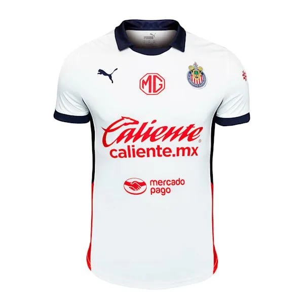 Puma TShirts and Tops Chivas 2425 Away Replica 039s Soccer Jersey Puma White 8211 Men Puma TShirts and Tops Chivas 2425 Away Replica 039s Soccer Jersey Puma White 8211 Men