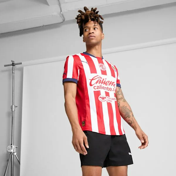 Puma TShirts and Tops Chivas 2425 Home Replica 039s Soccer Jersey Puma Red 8211 Men Puma TShirts and Tops Chivas 2425 Home Replica 039s Soccer Jersey Puma Red 8211 Men
