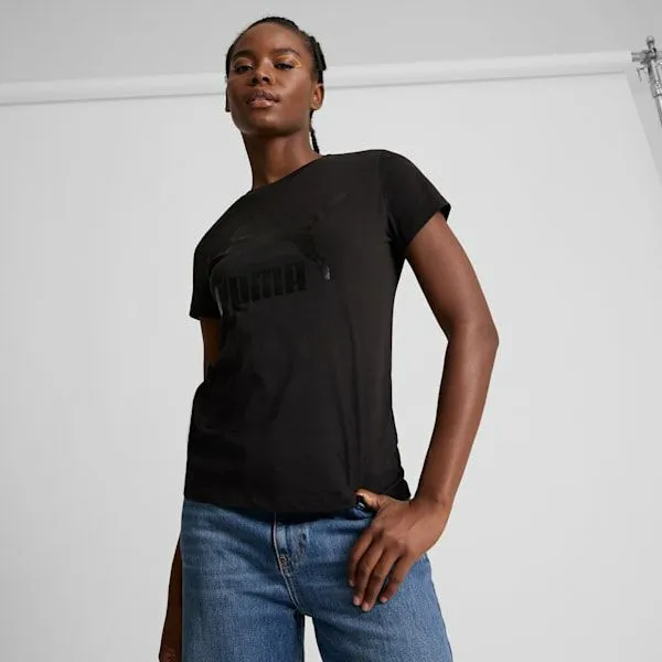 Puma TShirts and Tops Classics 039s Tee Puma Black 8211 Women