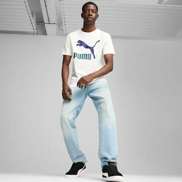 Puma TShirts and Tops Classics Logo 039s Tee Puma Whitelapis Lazuli 8211 Men Puma TShirts and Tops Classics Logo 039s Tee Puma Whitelapis Lazuli 8211 Men