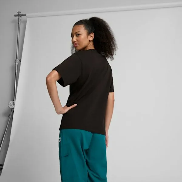 Puma TShirts and Tops Classics Play Loud 039s Tee Puma Black 8211 Women