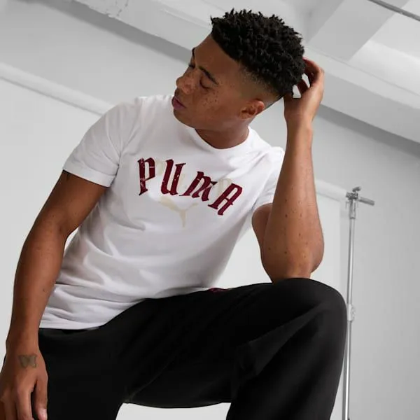 Puma TShirts and Tops Classics Play Loud 039s Tee Puma White 8211 Men