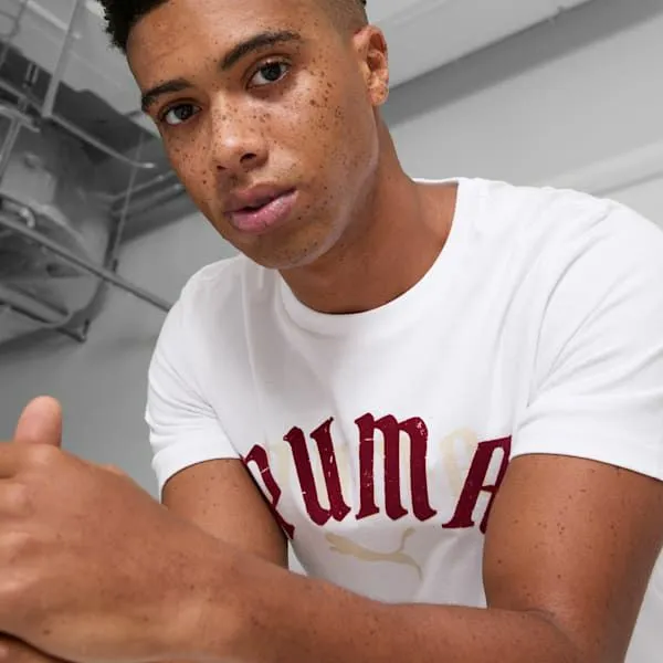 Puma TShirts and Tops Classics Play Loud 039s Tee Puma White 8211 Men