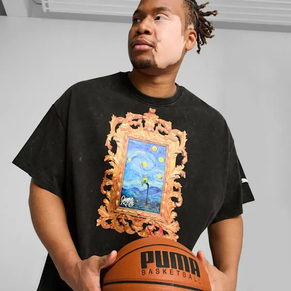 Puma TShirts and Tops Dylan Exhibit 039s Basketball Tee Puma Black 8211 Men