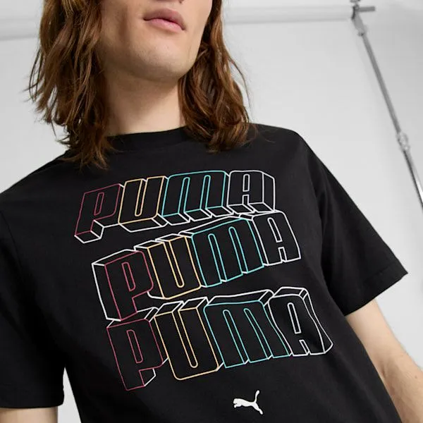Puma TShirts and Tops ESS Stacked Logo 039s Tee Puma Black 8211 Men