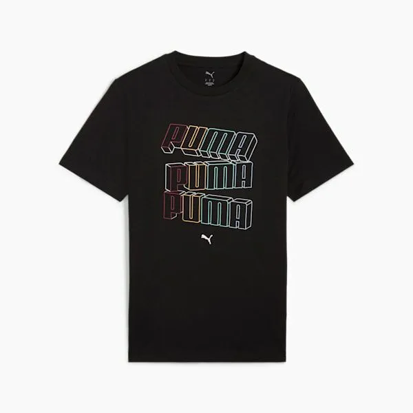 Puma TShirts and Tops ESS Stacked Logo 039s Tee Puma Black 8211 Men