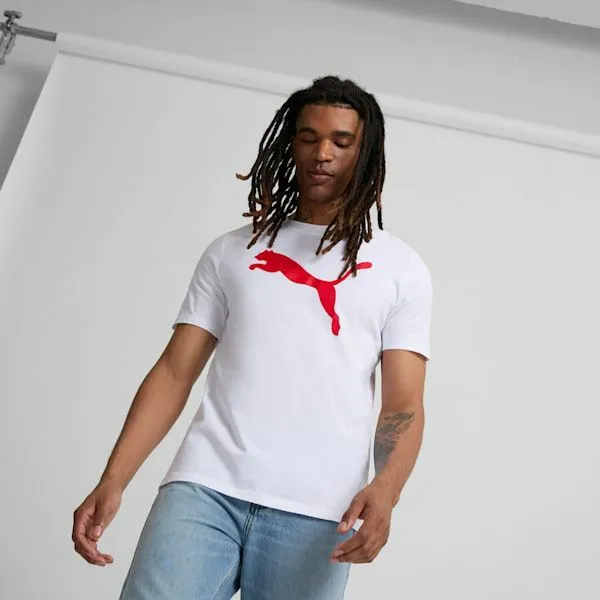 Puma TShirts and Tops Essentials Big Cat 039s Tee Puma Whitefor All Time Red 8211 Men Puma TShirts and Tops Essentials Big Cat 039s Tee Puma Whitefor All Time Red 8211 Men