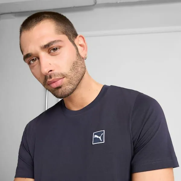 Puma TShirts and Tops Essentials Elevated 039s Tee New Navy 8211 Men