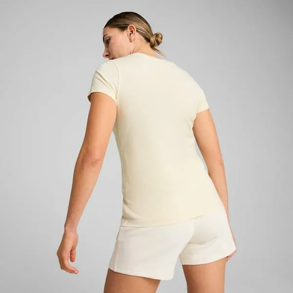 Puma TShirts and Tops Essentials Elevated 039s Tee No Dye 8211 Women