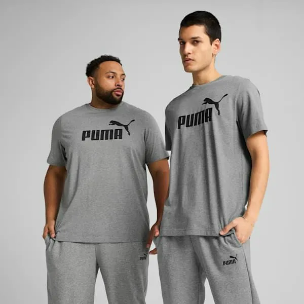 Puma TShirts and Tops Essentials No 1 Logo 039s Tee Medium Gray Heather 8211 Men Puma TShirts and Tops Essentials No 1 Logo 039s Tee Medium Gray Heather 8211 Men
