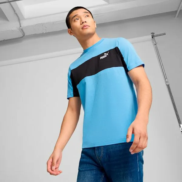 Puma TShirts and Tops Essentials Tee Team Light Blue 8211 Men