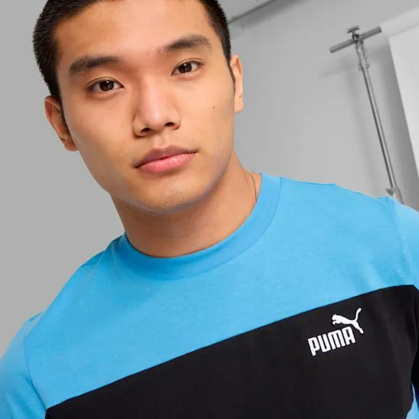 Puma TShirts and Tops Essentials Tee Team Light Blue 8211 Men