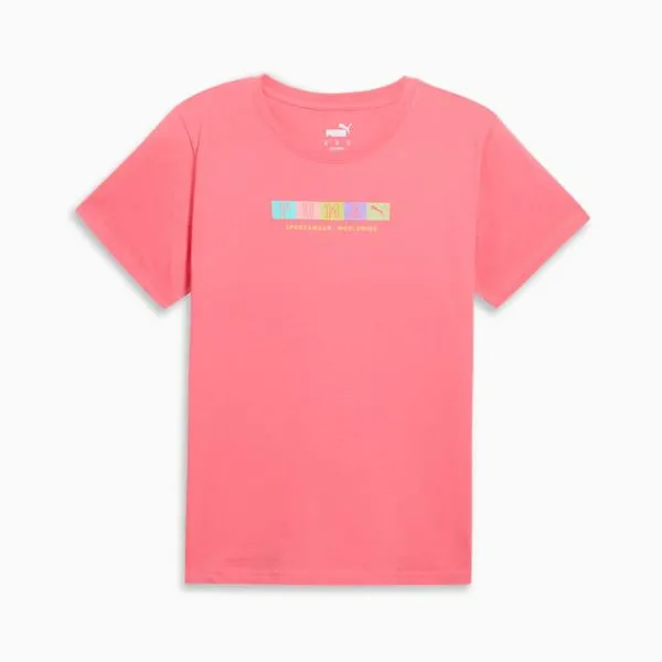 Puma TShirts and Tops GRAPHICS Block Letters 039s Tee Peach Frost 8211 Women Puma TShirts and Tops GRAPHICS Block Letters 039s Tee Peach Frost 8211 Women