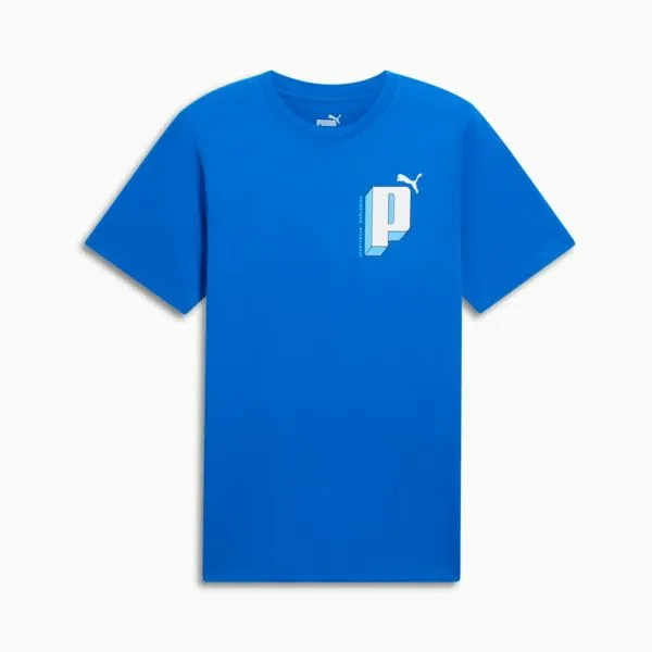 Puma TShirts and Tops GRAPHICS Letter 039s Tee Puma Team Royal 8211 Men