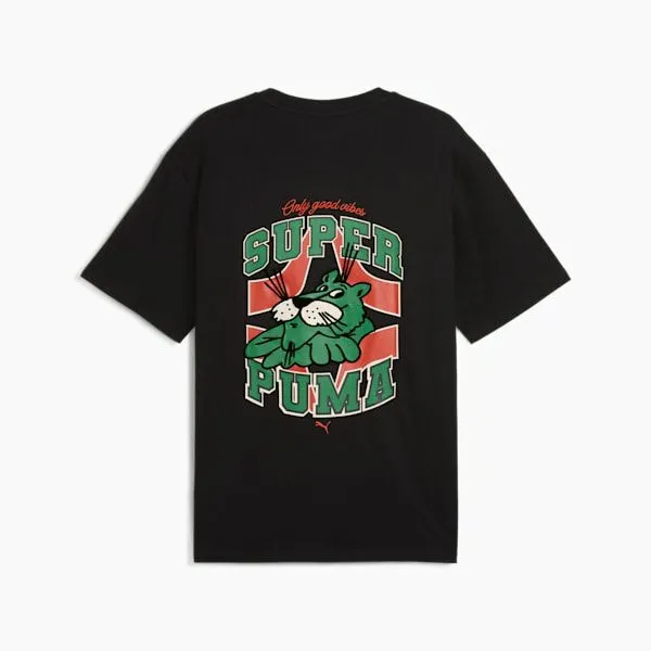 Puma TShirts and Tops GRAPHICS Super PUMA 039s Relaxed Tee Puma Black 8211 Men Puma TShirts and Tops GRAPHICS Super PUMA 039s Relaxed Tee Puma Black 8211 Men