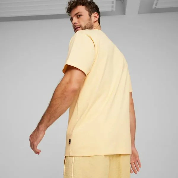Puma TShirts and Tops Hydration 039s Graphic Tee Chamomile 8211 Men