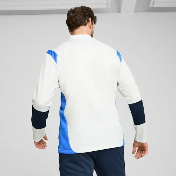 Puma TShirts and Tops KING Pro 039s QuarterZip Pullover Puma Whitebluemazing 8211 Men Puma TShirts and Tops KING Pro 039s QuarterZip Pullover Puma Whitebluemazing 8211 Men