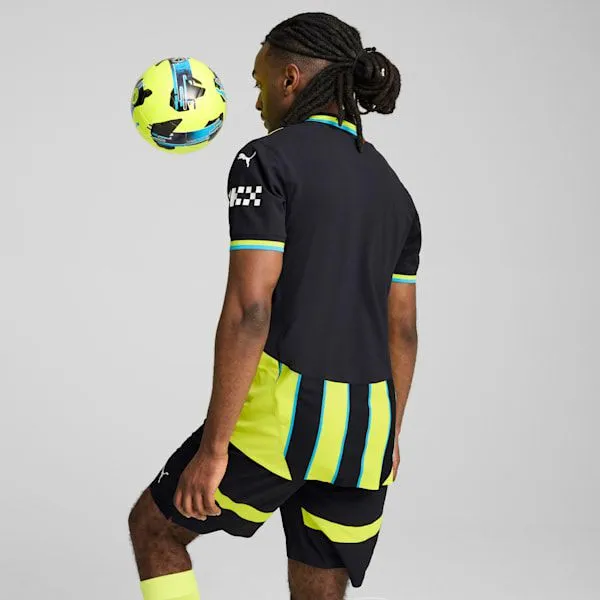 Puma TShirts and Tops Manchester City 2425 Authentic Away 039s Soccer Jersey New Navyyellow Glow 8211 Men Puma TShirts and Tops Manchester City 2425 Authentic Away 039s Soccer Jersey New Navyyellow Glow 8211 Men