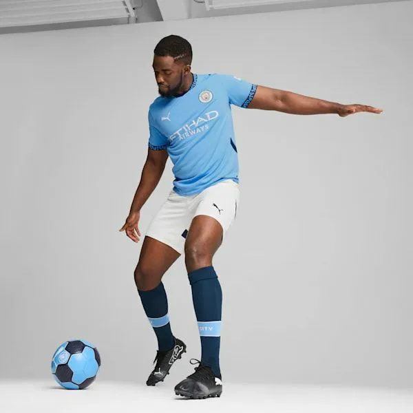 Puma TShirts and Tops Manchester City 2425 Replica Home 039s Soccer Jersey Team Light Bluemarine Blue 8211 Men Puma TShirts and Tops Manchester City 2425 Replica Home 039s Soccer Jersey Team Light Bluemarine Blue 8211 Men