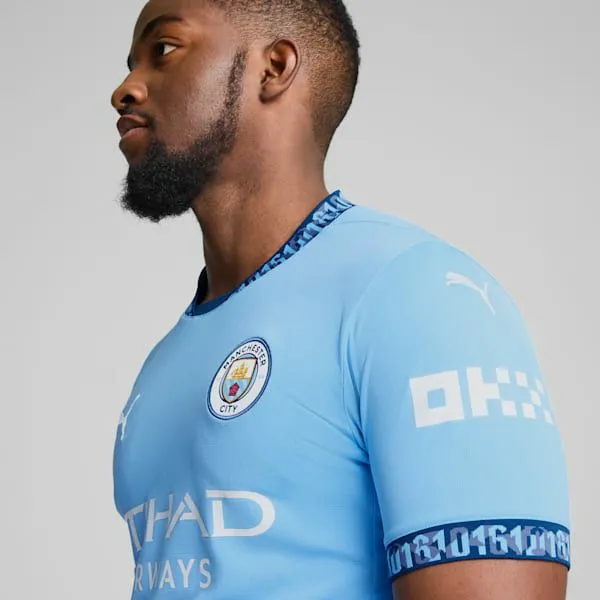 Puma TShirts and Tops Manchester City 2425 Replica Home 039s Soccer Jersey Team Light Bluemarine Blue 8211 Men Puma TShirts and Tops Manchester City 2425 Replica Home 039s Soccer Jersey Team Light Bluemarine Blue 8211 Men