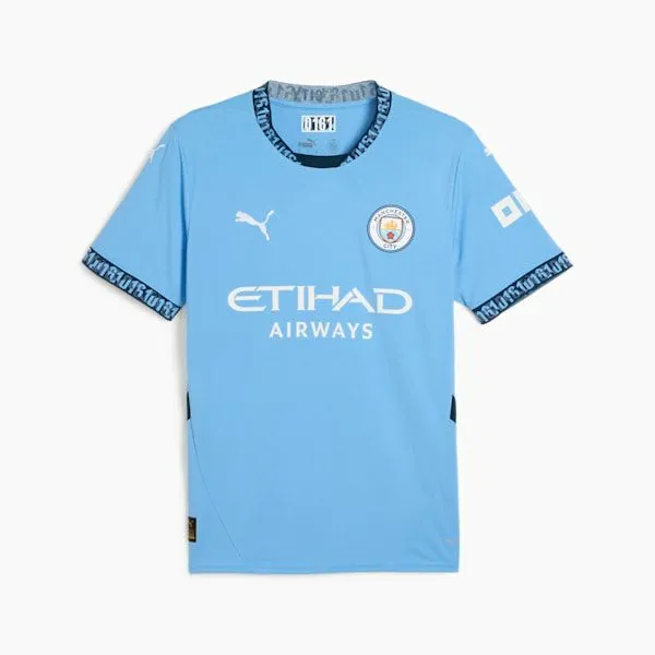Puma TShirts and Tops Manchester City 2425 Replica Home 039s Soccer Jersey Team Light Bluemarine Blue 8211 Men Puma TShirts and Tops Manchester City 2425 Replica Home 039s Soccer Jersey Team Light Bluemarine Blue 8211 Men