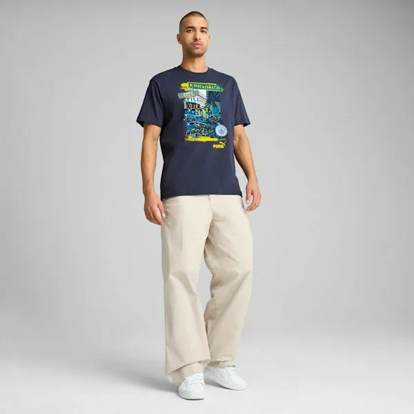 Puma TShirts and Tops Manchester City FtblNRGY 039s Tee Puma Navy 8211 Men