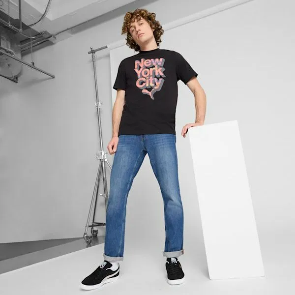 Puma TShirts and Tops NYC Flagship Graphic 039s Tee Puma Black 8211 Men
