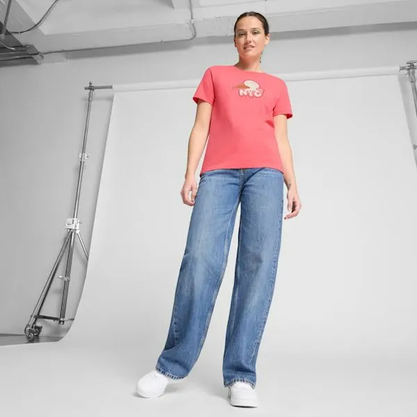 Puma TShirts and Tops NYC Flagship Ice Cream 039s Tee Peach Frost 8211 Women Puma TShirts and Tops NYC Flagship Ice Cream 039s Tee Peach Frost 8211 Women