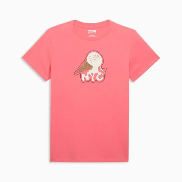 Puma TShirts and Tops NYC Flagship Ice Cream 039s Tee Peach Frost 8211 Women Puma TShirts and Tops NYC Flagship Ice Cream 039s Tee Peach Frost 8211 Women