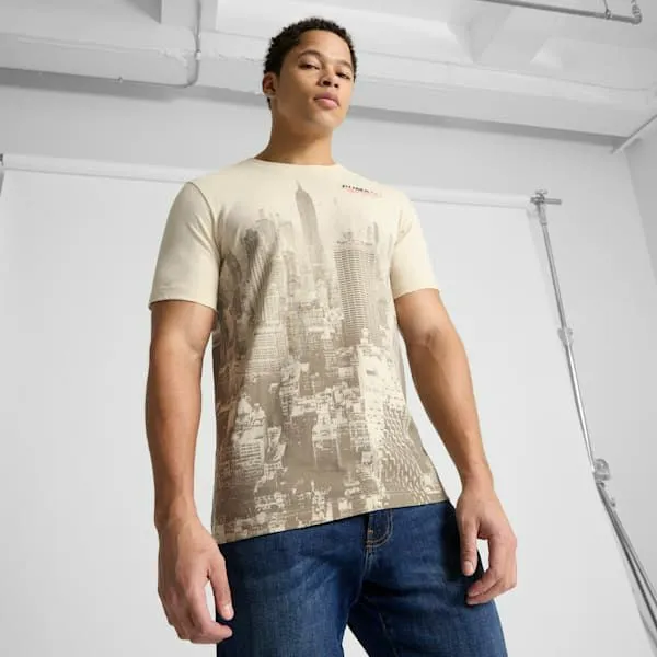 Puma TShirts and Tops NYC Flagship Skyline 039s Tee Alpine Snow 8211 Men